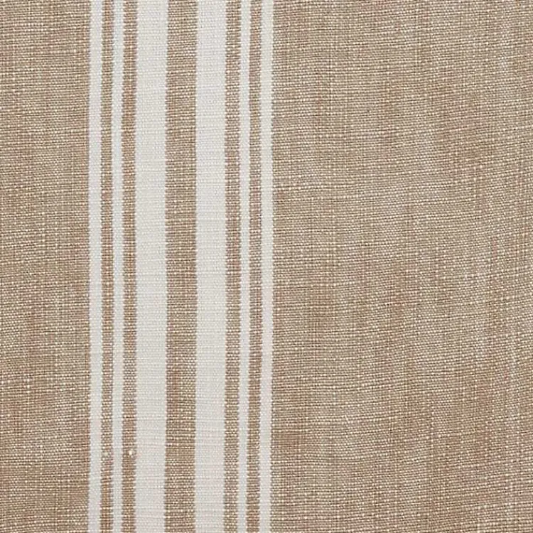 Table Linens-Kirklands Home Natural Striped Fringe Table Runner, 72 in. Tan