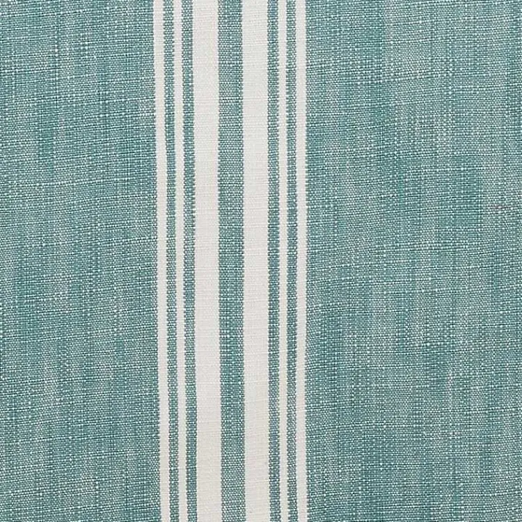 Table Linens-Kirklands Home Light Blue Striped Fringe Table Runner, 72 in.
