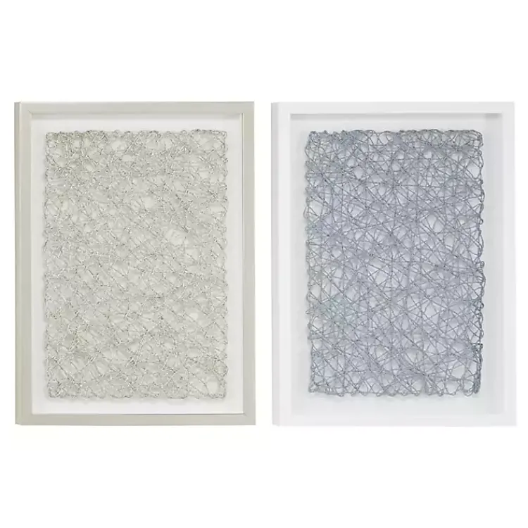 Framed Art-Kirklands Home Knotted String 2-pc. Shadow Box Set