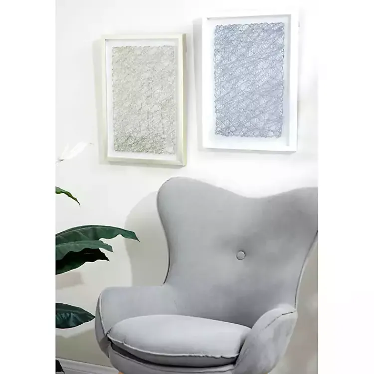 Framed Art-Kirklands Home Knotted String 2-pc. Shadow Box Set