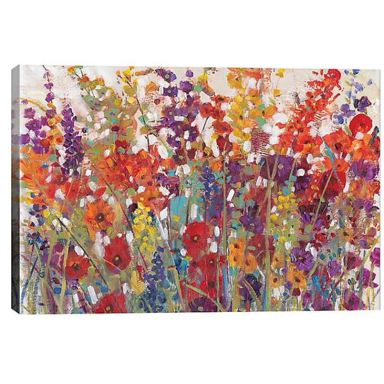 Canvas Art-Kirklands Home Variety of Flowers II Canvas Art Print Multi