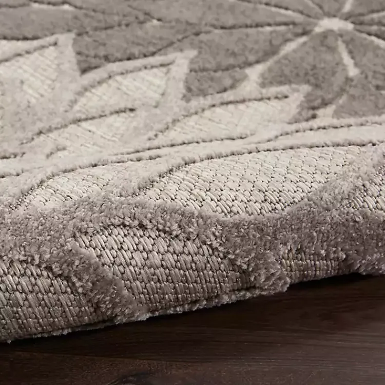 Outdoor Rugs-Kirklands Home Floral Burst Outdoor Area Rug, 7x10 Gray