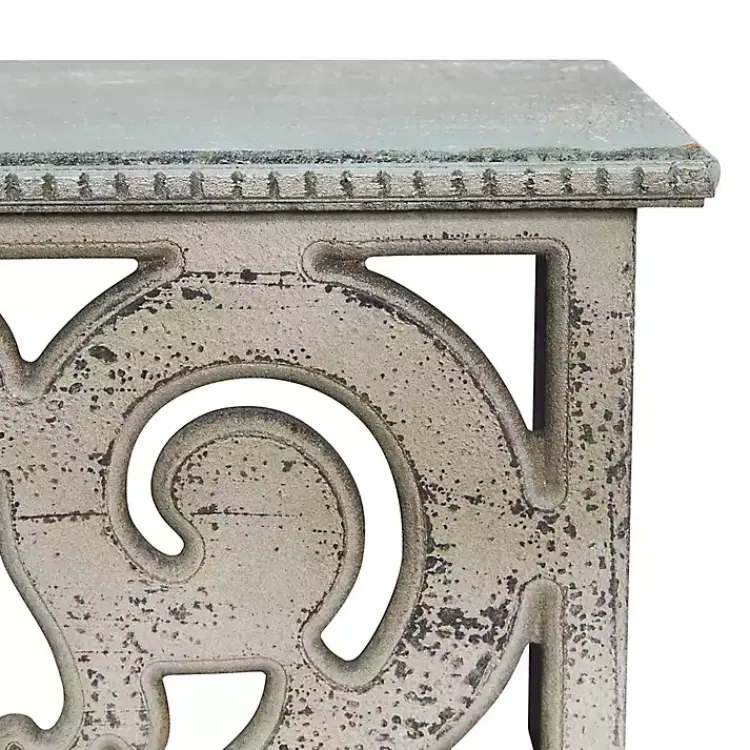 Shelves-Kirklands Home Distressed White Carved Wood Wall Shelf