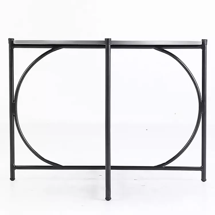 Outdoor Tables-Kirklands Home Gray Concrete Top Outdoor Bistro Table