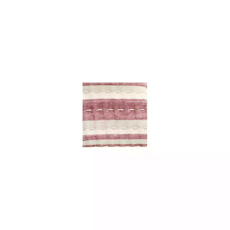 Quilts-Kirklands Home Cherry Red Pick Stitch Stripe Queen Quilt