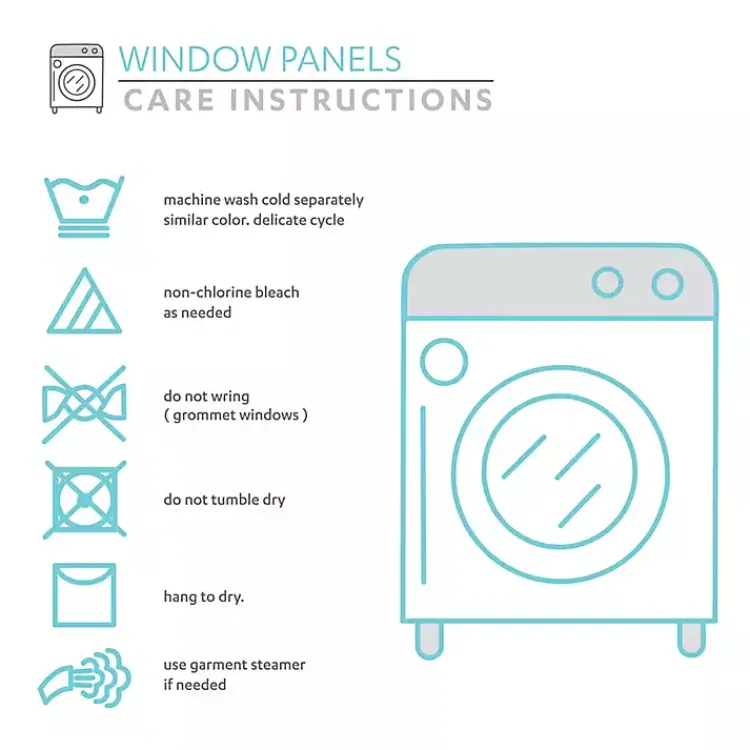 Curtains & Drapes-Kirklands Home Faux Linen Curtain Panel Set, 84 in. Ivory
