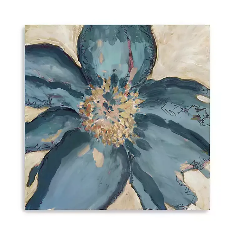Canvas Art-Kirklands Home Blue Poppy Giclee Canvas Art Print