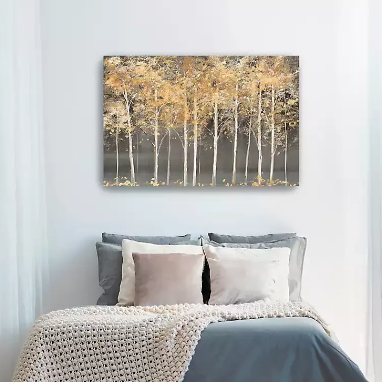 Canvas Art-Kirklands Home Golden Forest Light Giclee Canvas Art Print