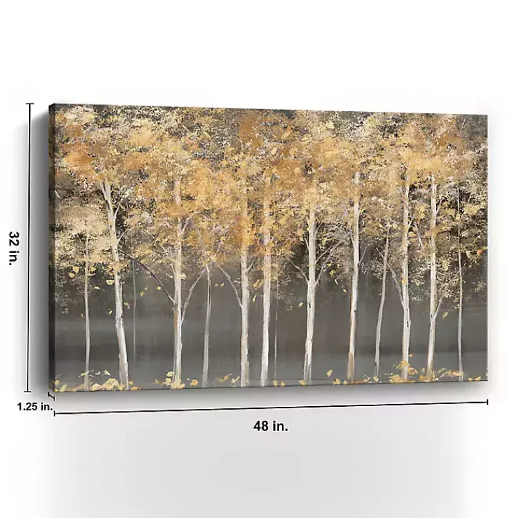 Canvas Art-Kirklands Home Golden Forest Light Giclee Canvas Art Print