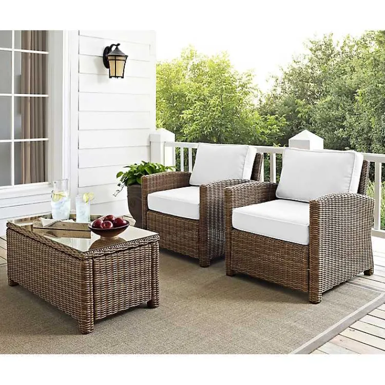 Outdoor Seating-Kirklands Home Bren 2-pc. Chair Set with Sunbrella Cushions Brown