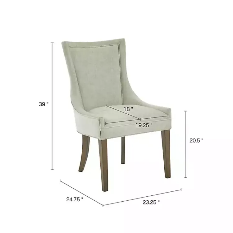 Dining Chairs-Kirklands Home Madison Park Ultra Dining Chairs, Set of 2 Green