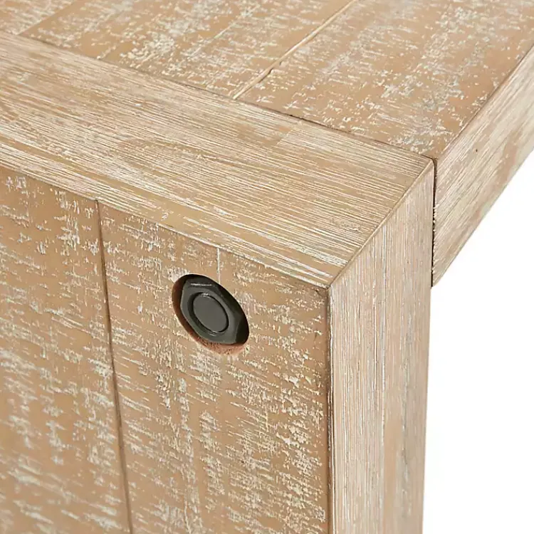 Console Tables-Kirklands Home Natural Wood Frame Console Table