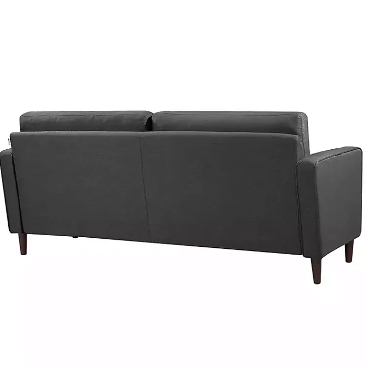 Sofas & Loveseats-Kirklands Home Heather Chelsea Modern Sofa Gray