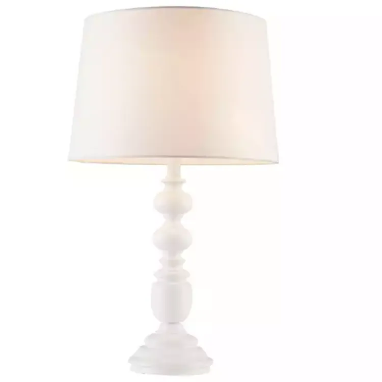Table Lamps-Kirklands Home Matte Candlestick Martha Stewart Table Lamp White