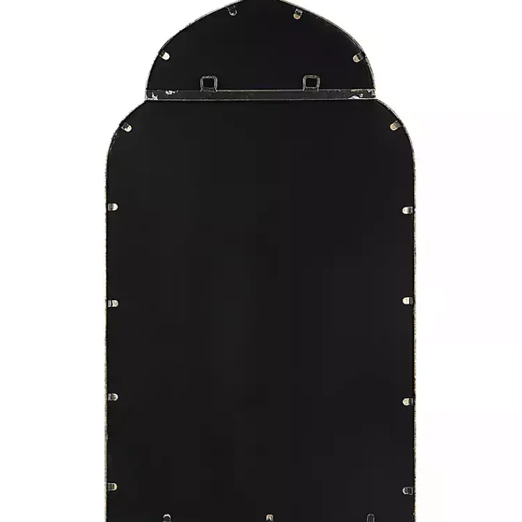 Decorative Mirrors-Kirklands Home Gold Leaf Arched Frame Wall Mirror