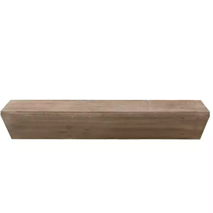 Shelves-Kirklands Home Natural Wedge Wood Small Floating Shelf