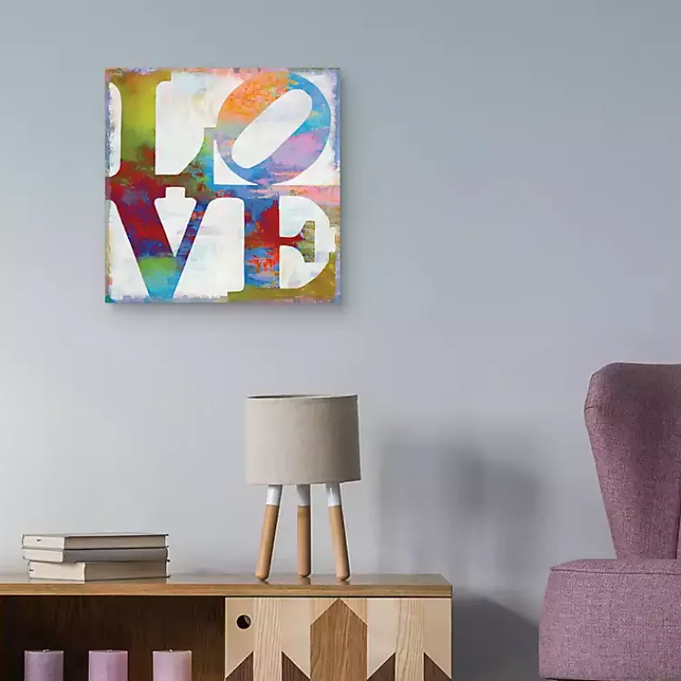 Wall Quotes & Signs-Kirklands Home Love in Color Canvas Art Print