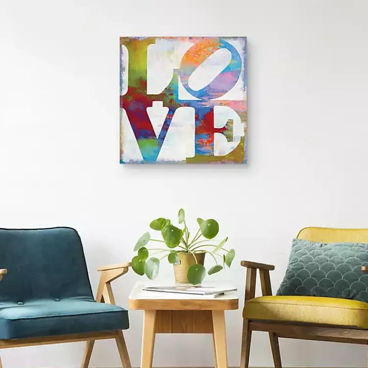 Wall Quotes & Signs-Kirklands Home Love in Color Canvas Art Print