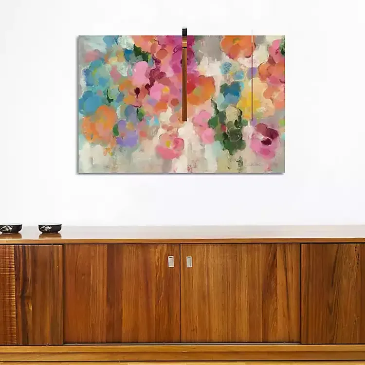 Canvas Art-Kirklands Home Colorful Garden I Giclee Canvas Art Print, 48x32 Multi