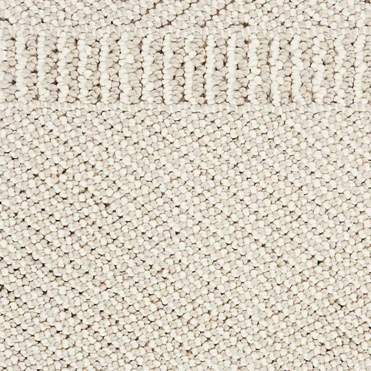 Area Rugs-Kirklands Home Chevron Diamond Tasseled Area Rug, 5x7 Ivory