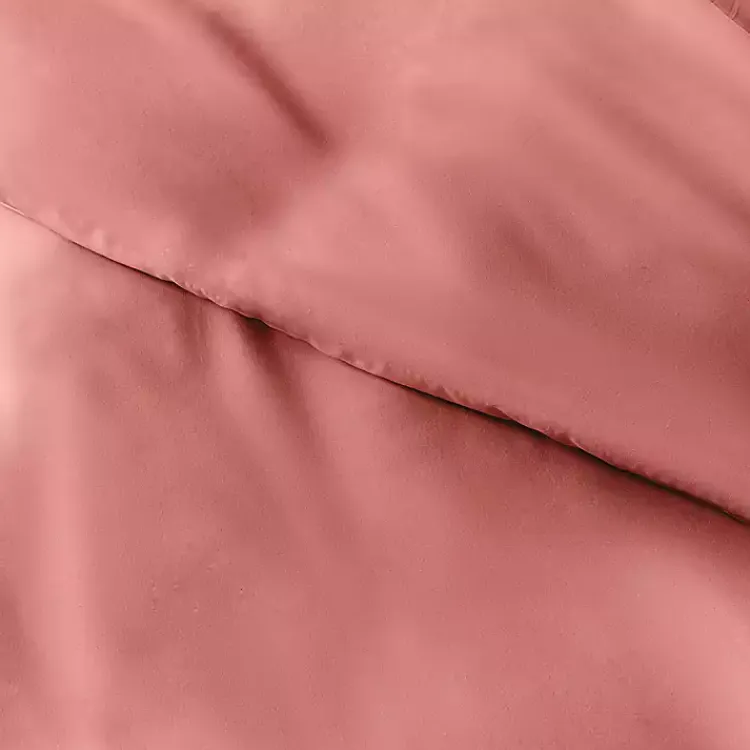 Duvets-Kirklands Home Clay Solid 3-pc. Twin Duvet Cover Set Orange