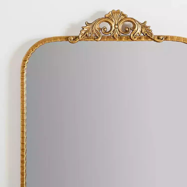 Decorative Mirrors-Kirklands Home Gold Ornate Carved Large Wall Mirror