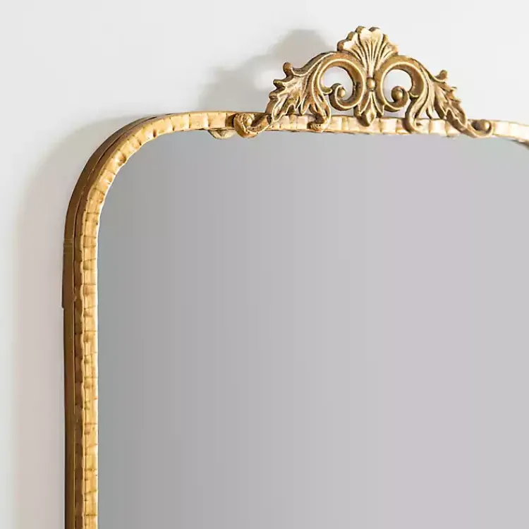 Decorative Mirrors-Kirklands Home Gold Ornate Carved Large Wall Mirror