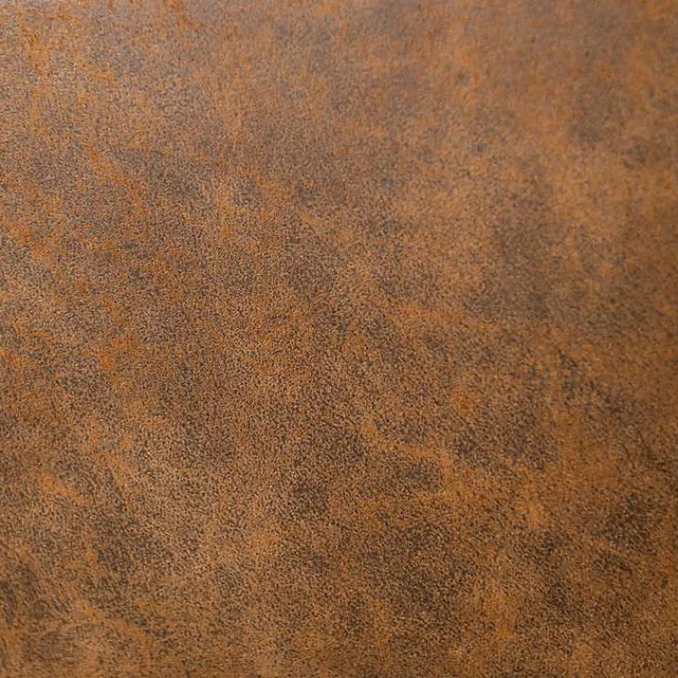 Accent Chairs-Kirklands Home Wyatt Faux Leather Recliner Brown