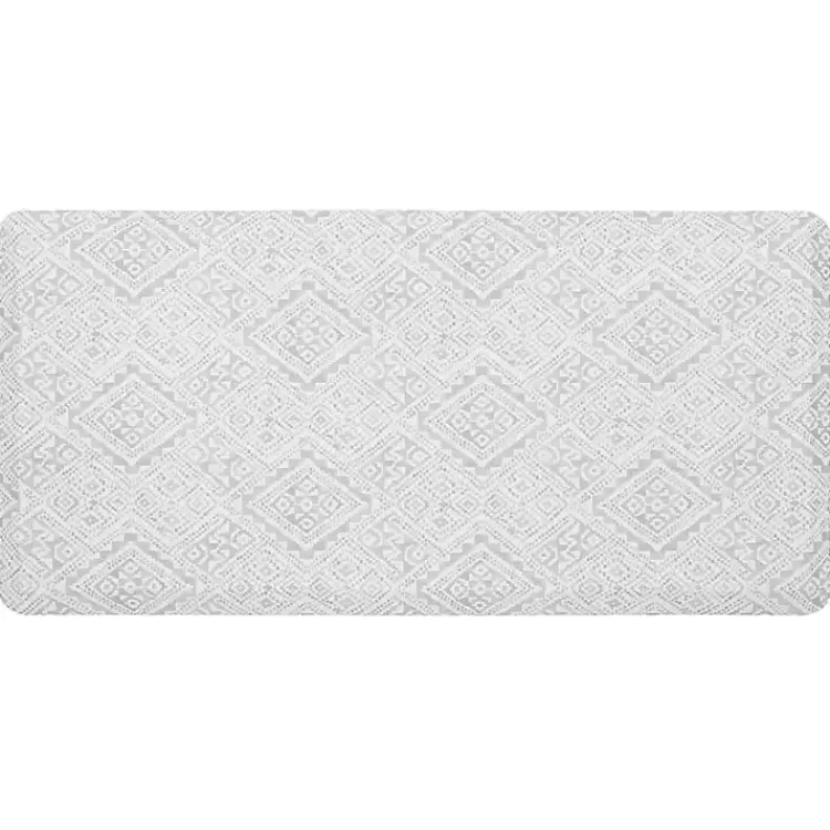 Kitchen & Floor Mats-Kirklands Home Cushioned Kitchen Mat Ivory