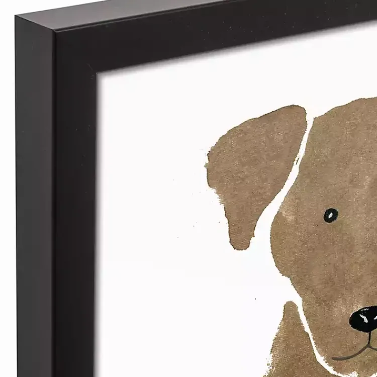 Wall Quotes & Signs-Kirklands Home Personalized Chocolate Labrador Canvas Wall Plaque