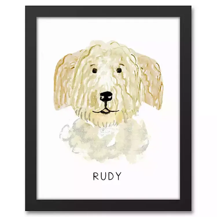 Wall Quotes & Signs-Kirklands Home Personalized Golden Doodle Canvas Wall Plaque