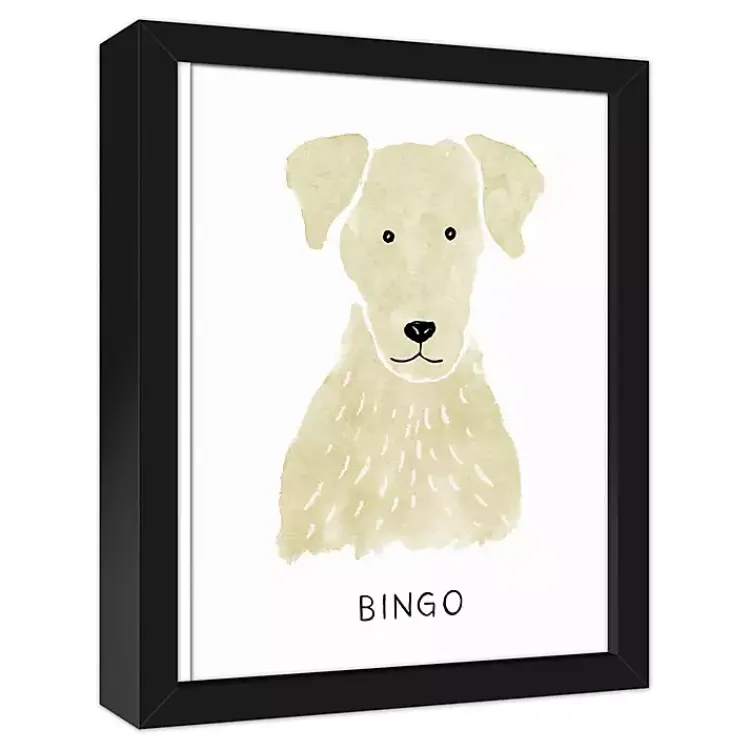 Wall Quotes & Signs-Kirklands Home Personalized Yellow Labrador Canvas Wall Plaque