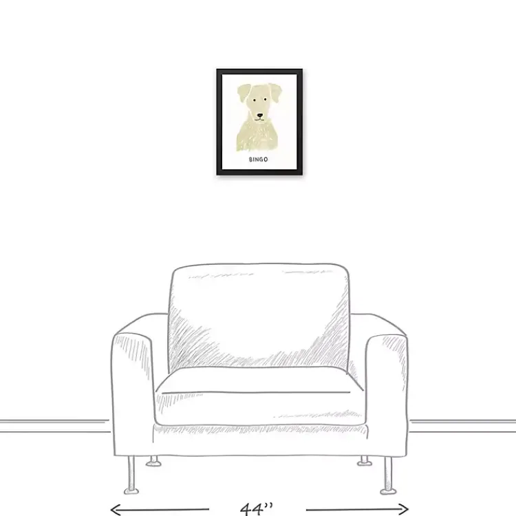 Wall Quotes & Signs-Kirklands Home Personalized Yellow Labrador Canvas Wall Plaque