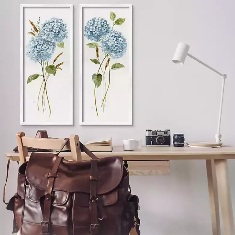 Canvas Art-Kirklands Home Blue Hydrangea Giclee Canvas Art Prints, Set of 2
