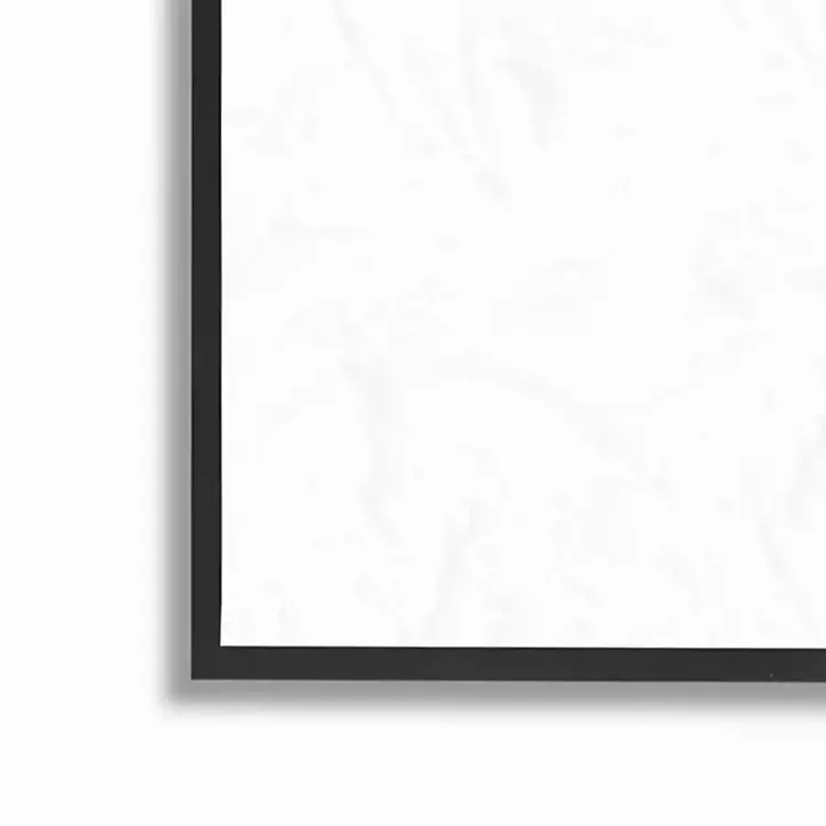 Canvas Art-Kirklands Home Black and Cream Abstract Floral Canvas Art Print