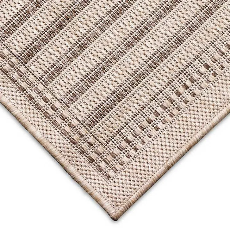 Area Rugs-Kirklands Home Kaya Natural Gradient Indoor/Outdoor Area Rug, 6x9 Tan