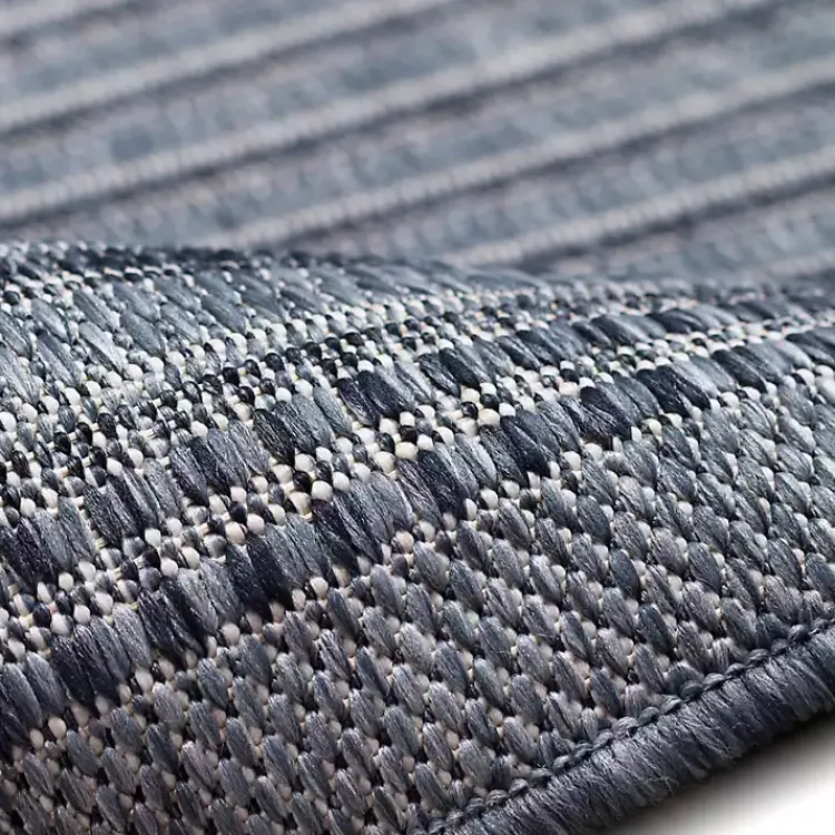 Area Rugs-Kirklands Home Kaya Navy Gradient Indoor/Outdoor Area Rug, 6x9 Blue