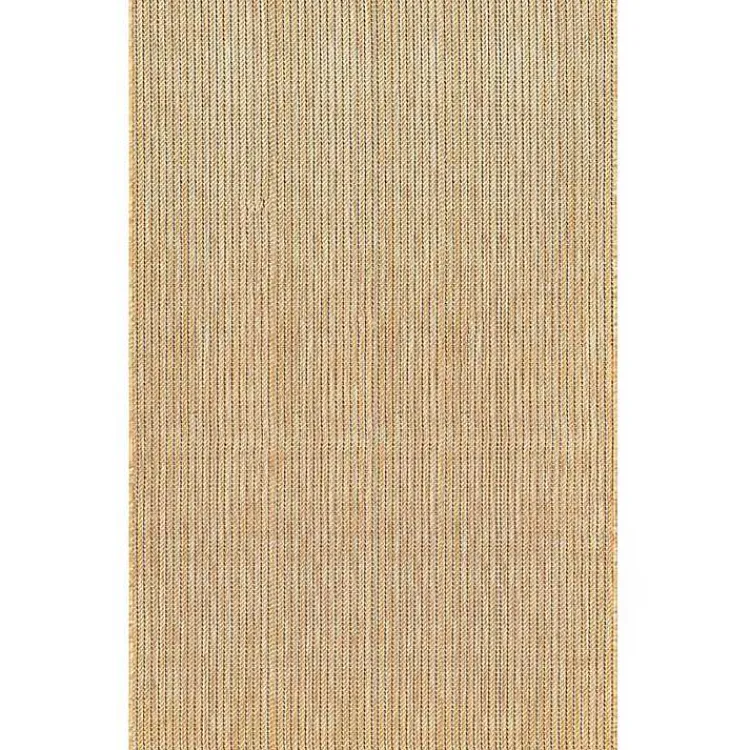 Outdoor Rugs-Kirklands Home Natural Intertwined Santal Outdoor Area Rug, 7x9 Tan