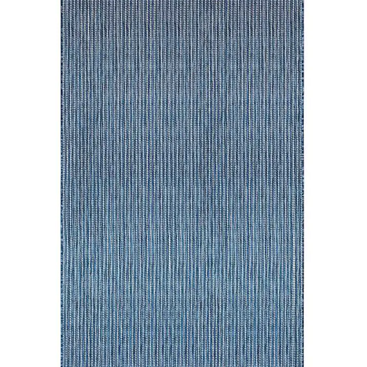 Outdoor Rugs-Kirklands Home Navy Intertwine Indoor/Outdoor Area Rug, 4x7 Blue