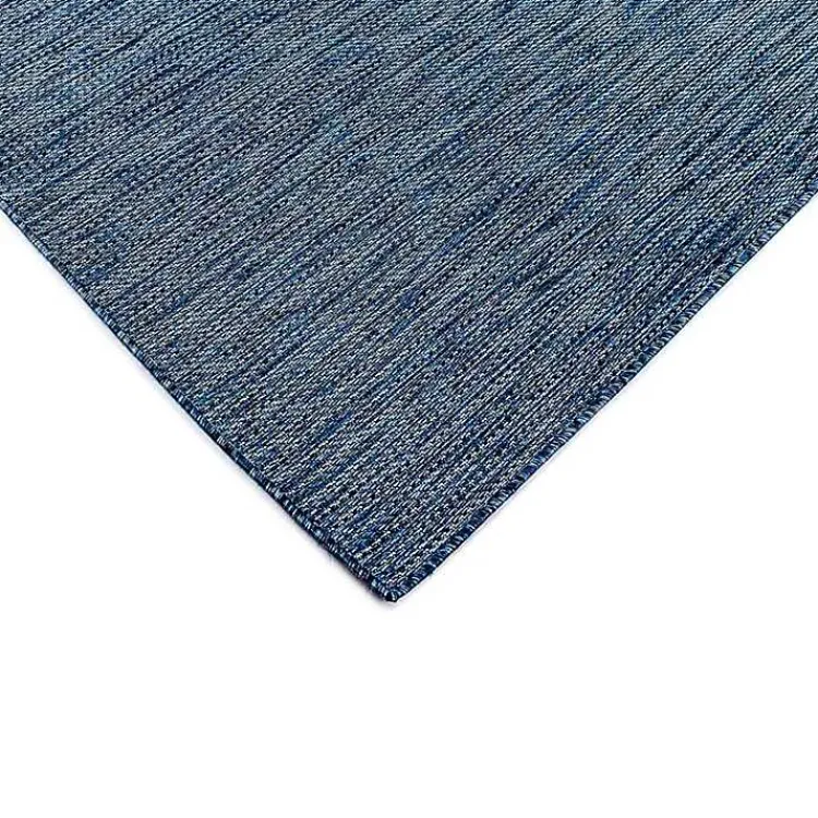Outdoor Rugs-Kirklands Home Navy Intertwine Indoor/Outdoor Area Rug, 4x7 Blue