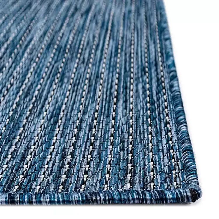 Outdoor Rugs-Kirklands Home Navy Intertwine Indoor/Outdoor Area Rug, 4x7 Blue