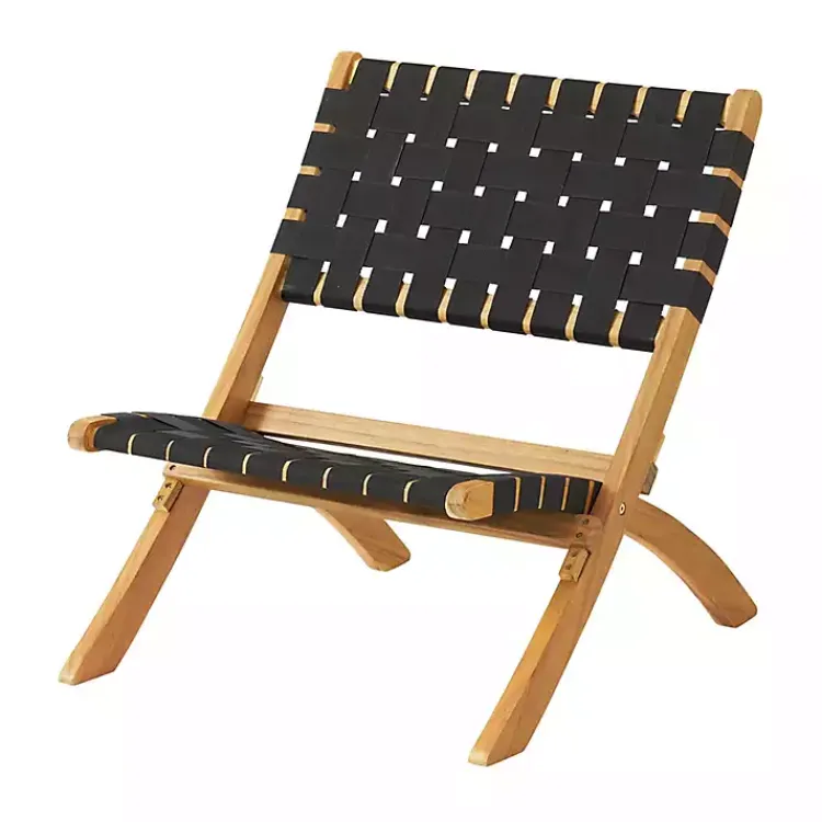 Outdoor Sets-Kirklands Home Honey Acacia Wood Low Slung 3-pc. Bistro Set