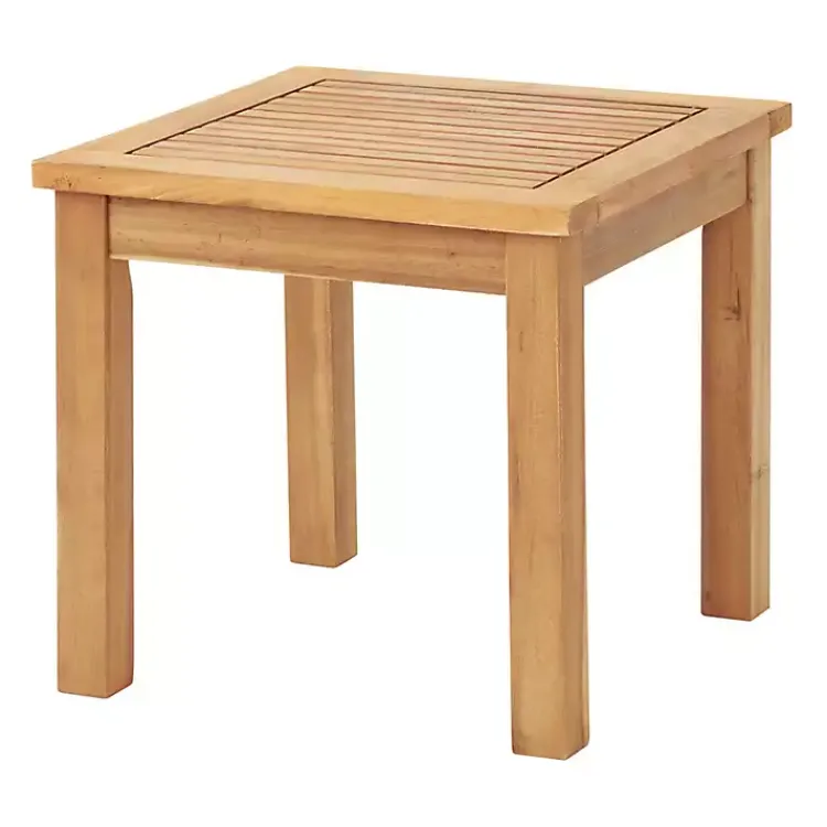 Outdoor Sets-Kirklands Home Honey Acacia Wood Low Slung 3-pc. Bistro Set