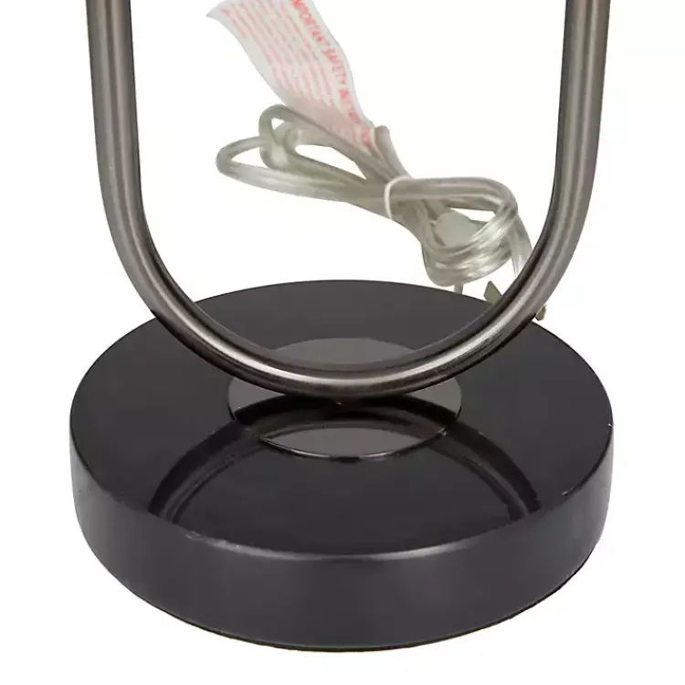 Table Lamps-Kirklands Home Open Metal Loop Table Lamp Black