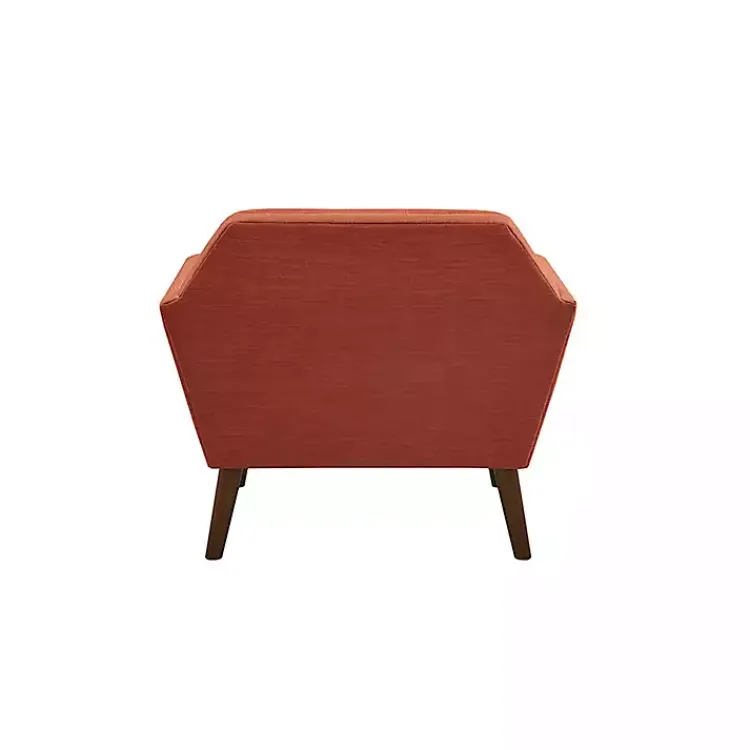 Accent Chairs-Kirklands Home Spice Button Tufted Accent Chair Red