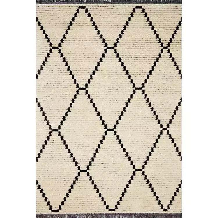 Area Rugs-Kirklands Home Chris Loves Julia x Loloi Alice Cream Rug, 3x5
