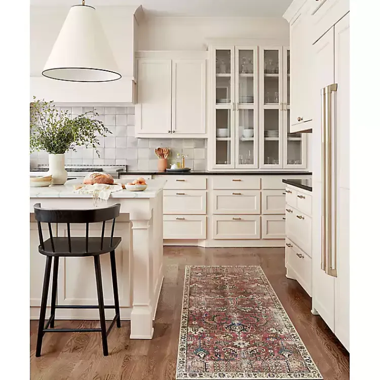 Area Rugs-Kirklands Home Chris Loves Julia x Loloi Jules Merlot Rug, 2x9