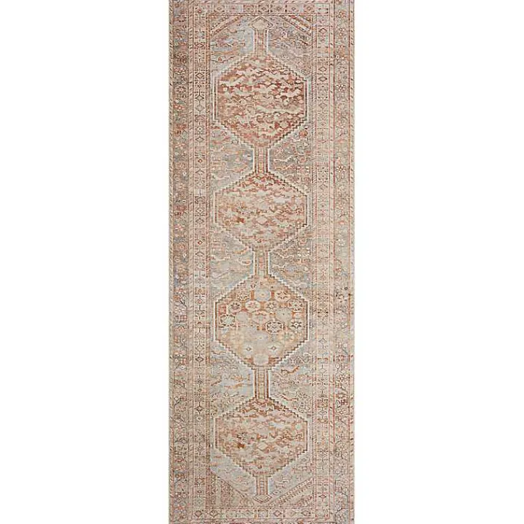 Area Rugs-Kirklands Home Chris Loves Julia x Loloi Jules Orange Runner, 2x3