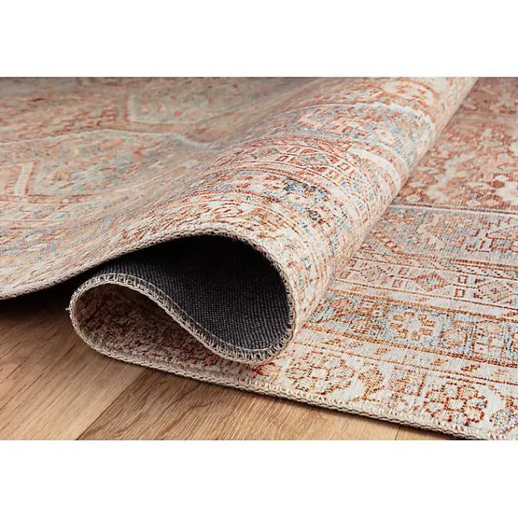 Area Rugs-Kirklands Home Chris Loves Julia x Loloi Jules Orange Runner, 2x3