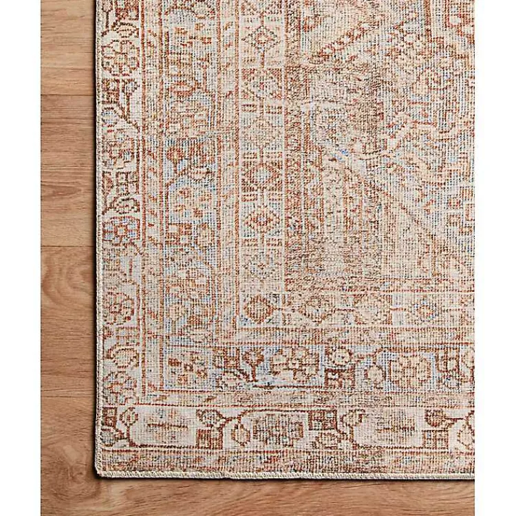 Area Rugs-Kirklands Home Chris Loves Julia x Loloi Jules Orange Runner, 2x3